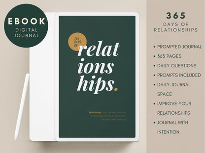 365 Questions | Relationship Journal EBook