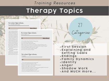 400 Therapy Session Questions